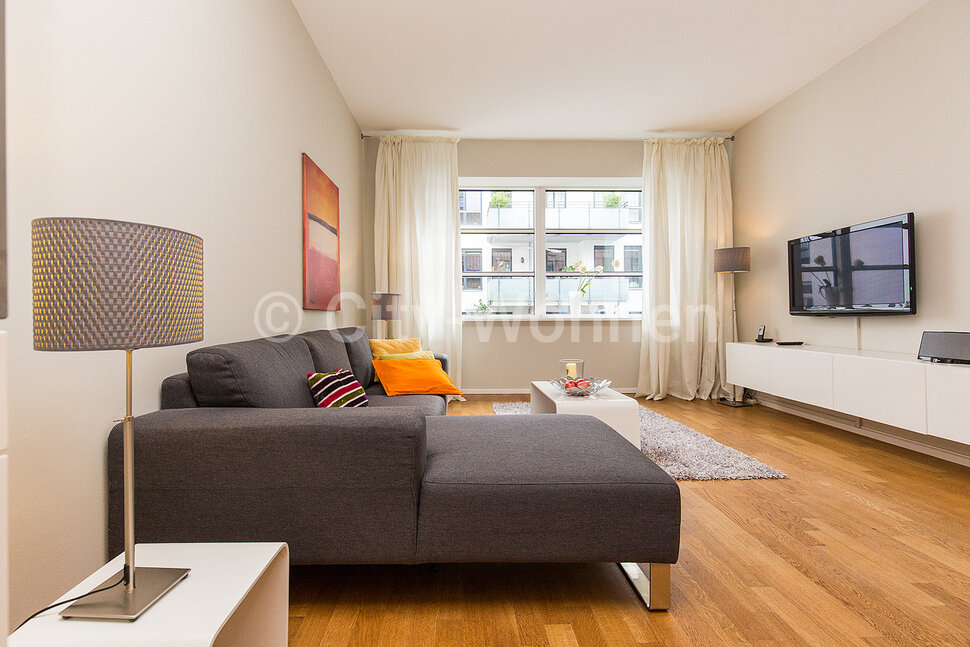 Alquilar apartamento amueblado en Hamburgo St. Pauli/Wohlwillstraße.  salón