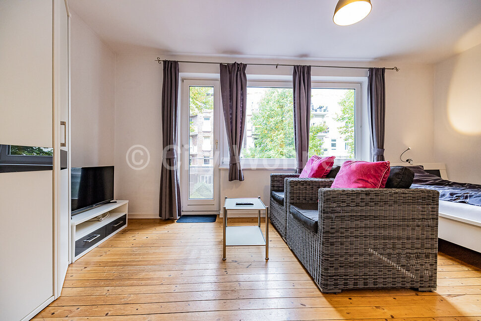 Alquilar apartamento amueblado en Hamburgo Eimsbüttel/Sillemstraße.  vivir y comer