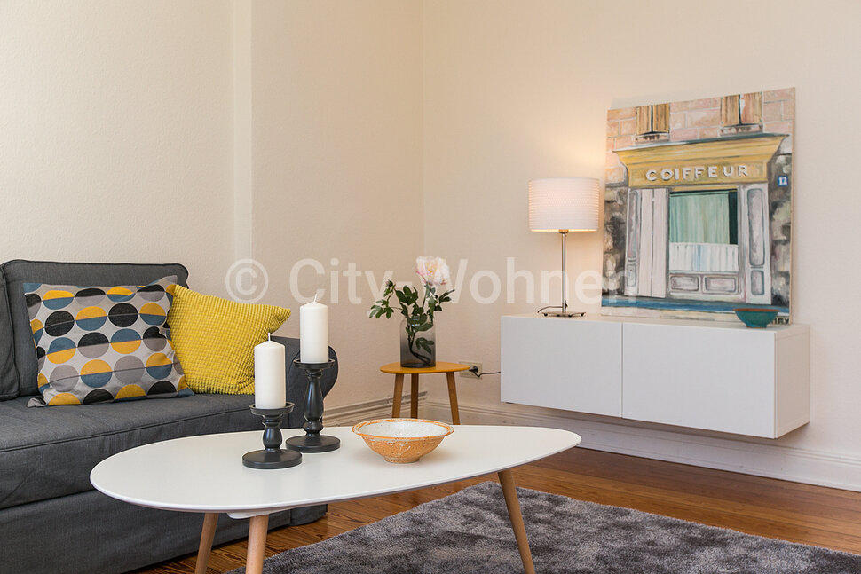 Alquilar apartamento amueblado en Hamburgo Ottensen/Beetsweg.  salón