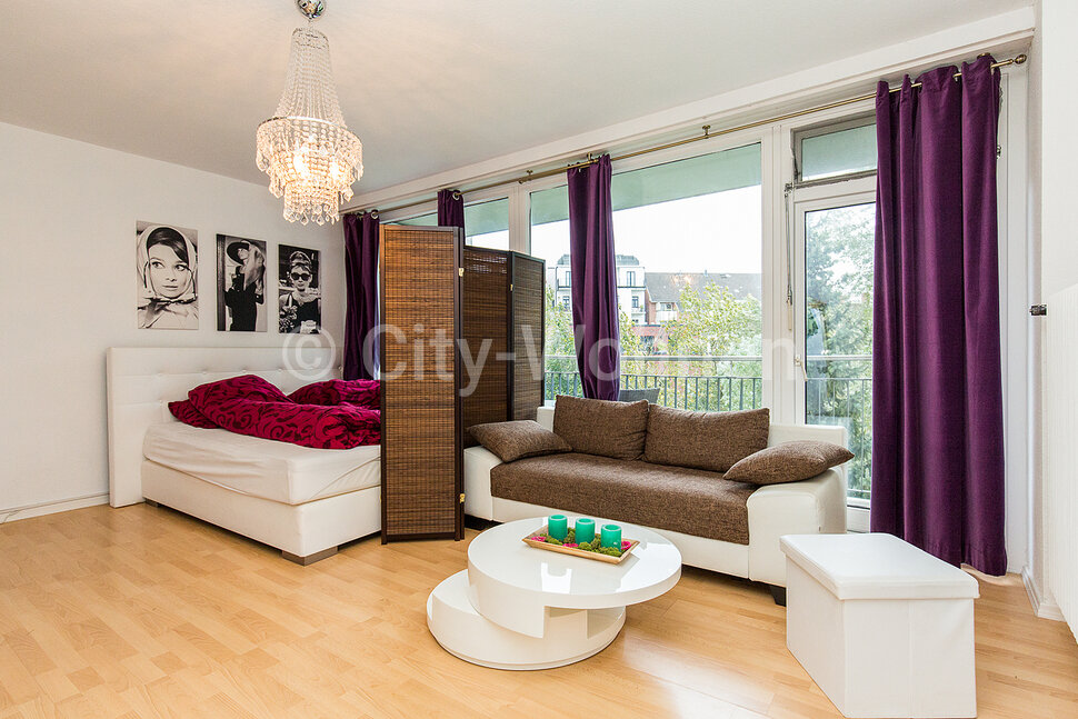 Alquilar apartamento amueblado en Hamburgo Winterhude/Dorotheenstraße.  vivir y dormir