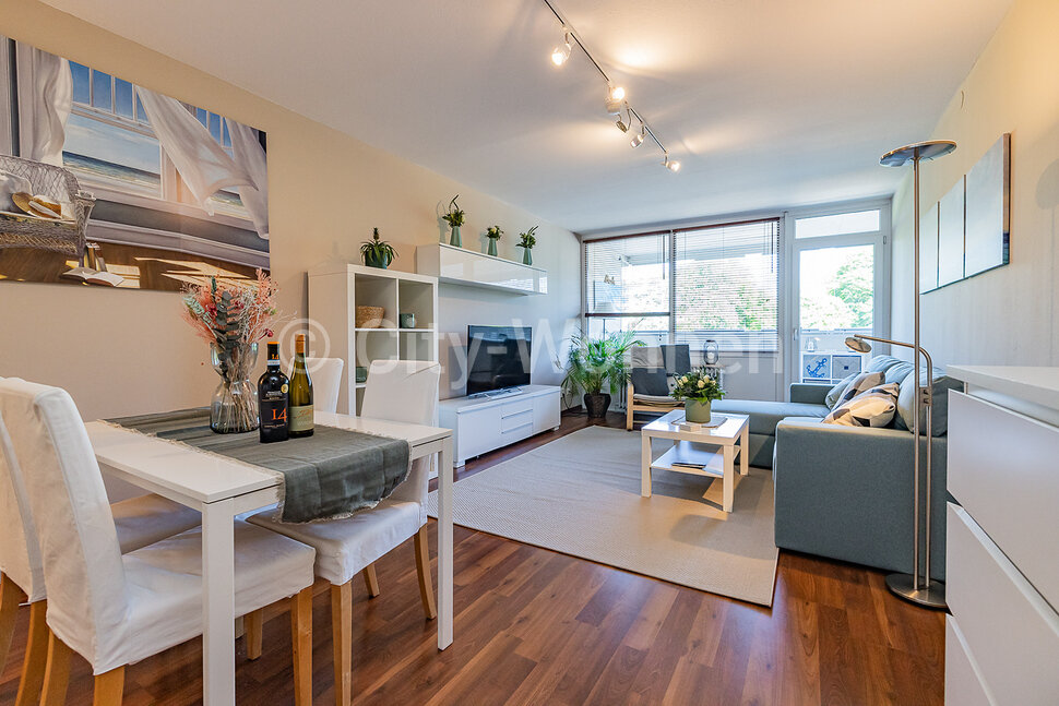 moeblierte Wohnung mieten in Hamburg Eppendorf/Lokstedter Steindamm.