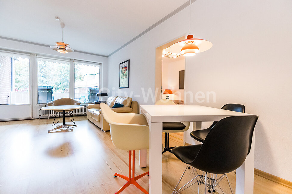 Alquilar apartamento amueblado en Hamburgo Tonndorf/Dammwiesenstraße.  vivir y comer