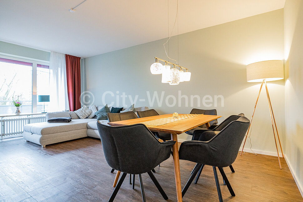 Alquilar apartamento amueblado en Hamburgo Lokstedt/Julius-Vosseler-Straße.  vivir y comer