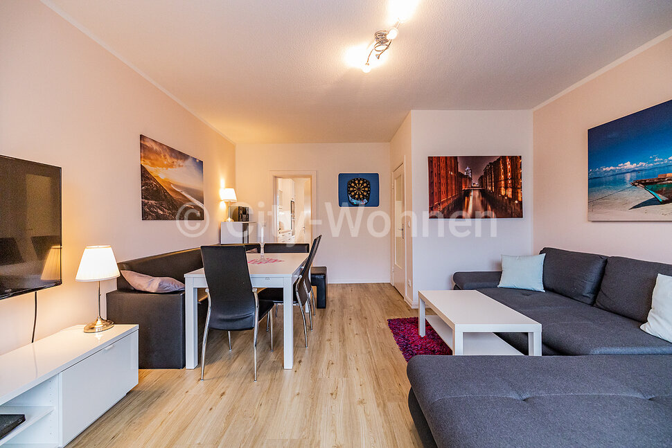 Alquilar apartamento amueblado en Hamburgo Hohenfelde/Bozenhardweg.  vivir y comer