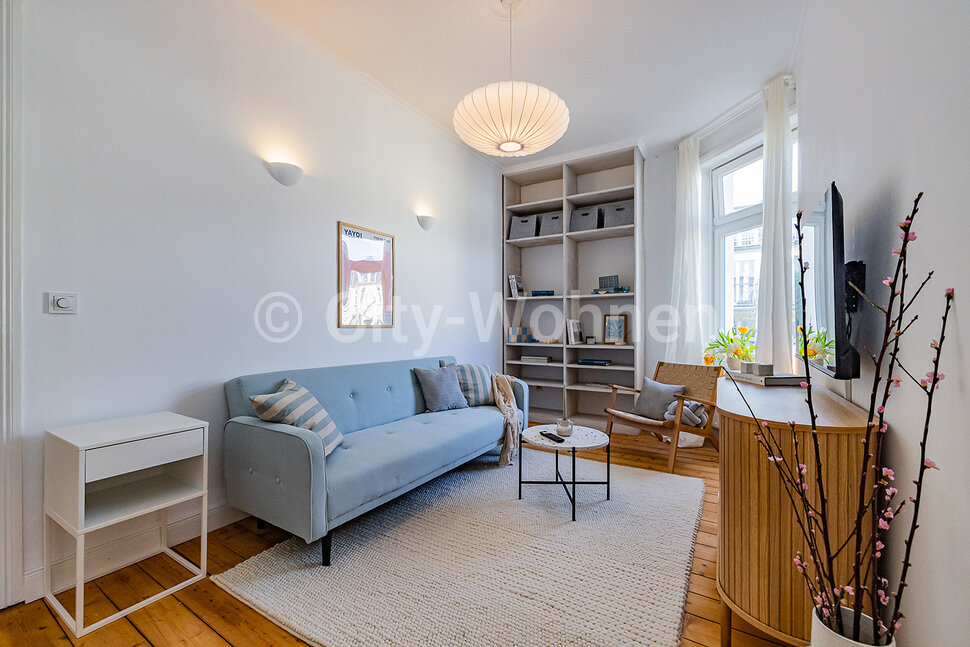 furnished apartement for rent in Hamburg Eppendorf/Kremper Straße.  