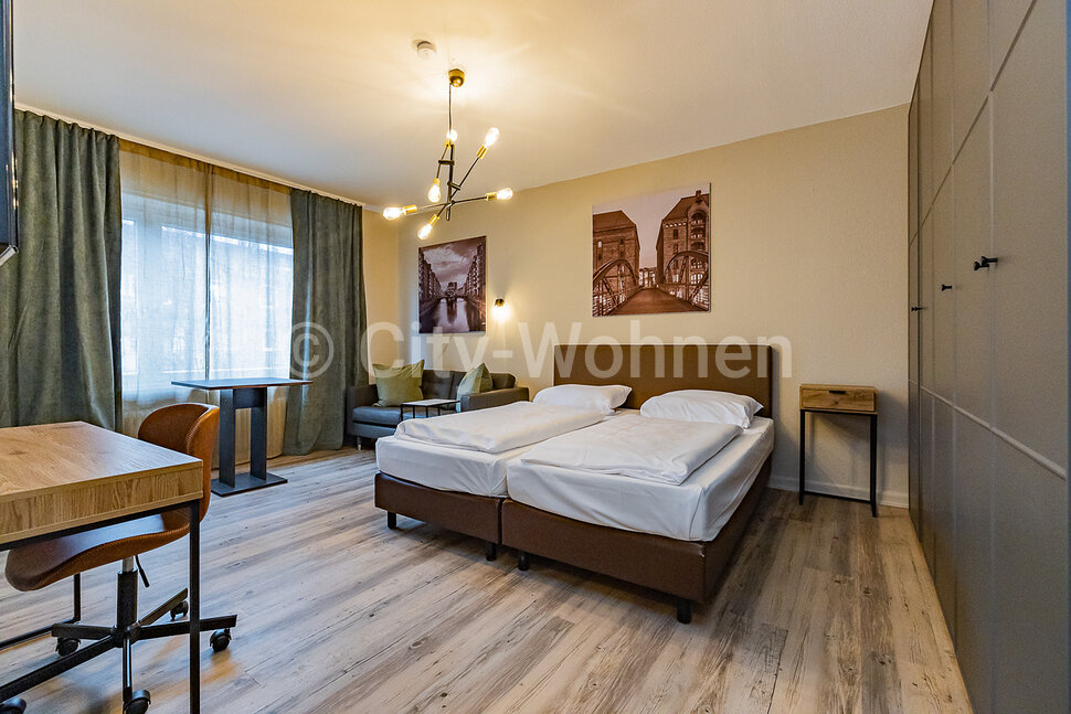 Alquilar apartamento amueblado en Hamburgo Eilbek/Roßberg.  