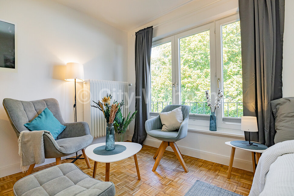 furnished apartement for rent in Hamburg Eppendorf/Eppendorfer Stieg.  