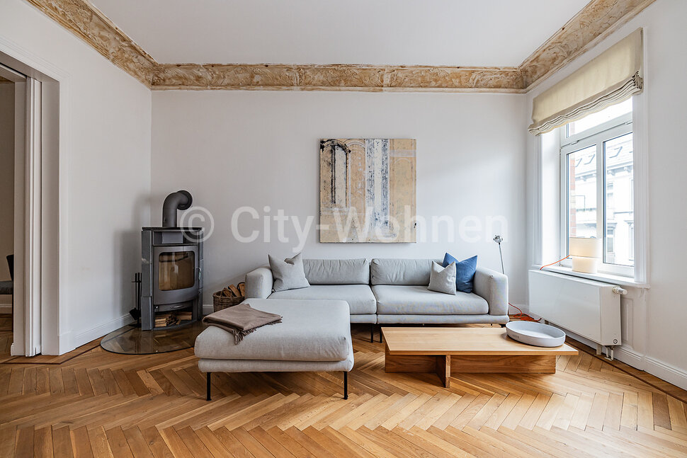 furnished apartement for rent in Hamburg Hoheluft/Kottwitzstraße.  