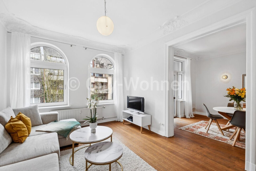 furnished apartement for rent in Hamburg Marienthal/Kurvenstraße.  