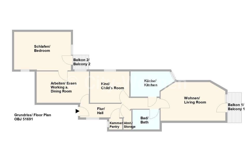 Alquilar apartamento amueblado en Hamburgo Eimsbüttel/Fruchtallee.  