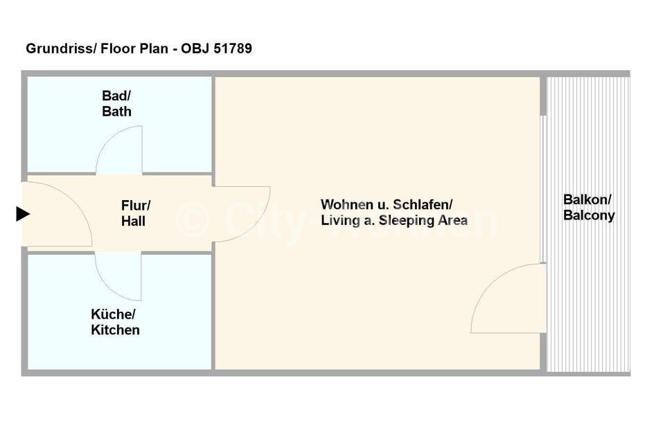 Alquilar apartamento amueblado en Hamburgo Winterhude/Bussestraße.  