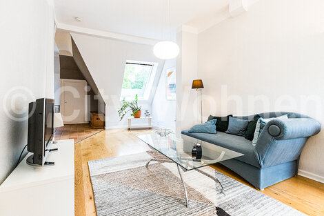 moeblierte Wohnung mieten in Hamburg Eppendorf/Erikastraße.