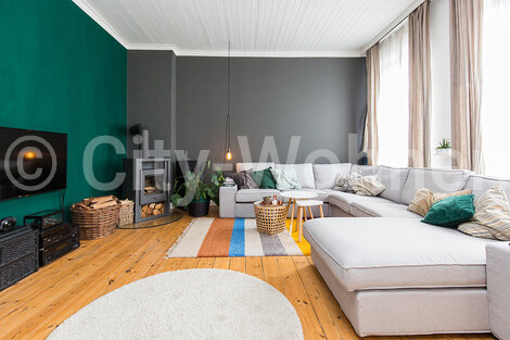 furnished apartement for rent in Hamburg Altona/Holstenstraße. living & dining