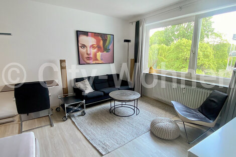 moeblierte Wohnung mieten in Hamburg Uhlenhorst/Schwanenwik.