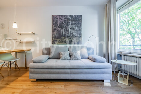 moeblierte Wohnung mieten in Hamburg Hoheluft/Troplowitzstraße.