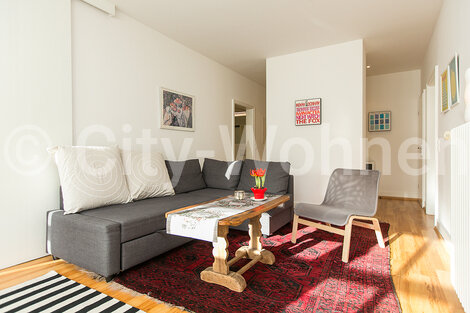 Alquilar apartamento amueblado en Hamburgo Groß Flottbek/Müllenhoffweg. salón