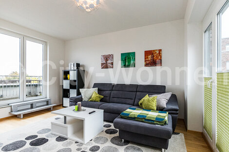 Alquilar apartamento amueblado en Hamburgo St. Georg/Philipsstraße. salón