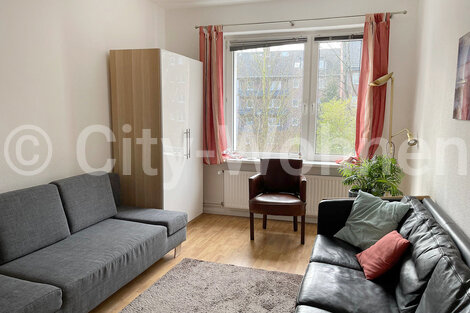 furnished apartement for rent in Hamburg Horn/Kroogblöcke. 