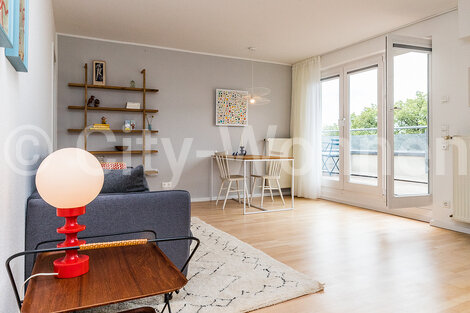moeblierte Wohnung mieten in Hamburg Hoheluft/Moltkestraße.