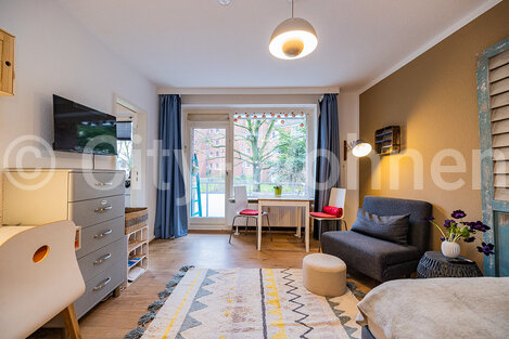 Alquilar apartamento amueblado en Hamburgo Hoheluft/Wiesingerweg.