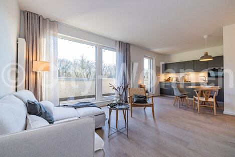 moeblierte Wohnung mieten in Hamburg Winterhude/Jahnring.