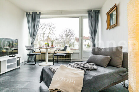 moeblierte Wohnung mieten in Hamburg Wedel/Pinneberger Straße.