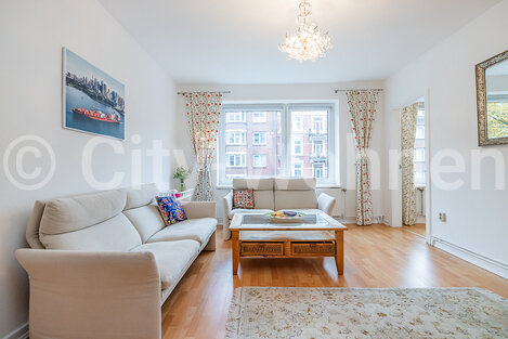 moeblierte Wohnung mieten in Hamburg Eimsbüttel/Langenfelder Damm.