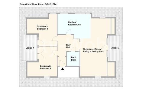 furnished apartement for rent in Hamburg Wellingsbüttel/Pfeilshofer Weg. 