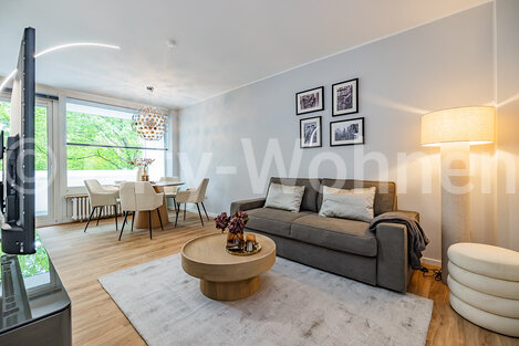 moeblierte Wohnung mieten in Hamburg Groß Borstel/Borsteler Chaussee.