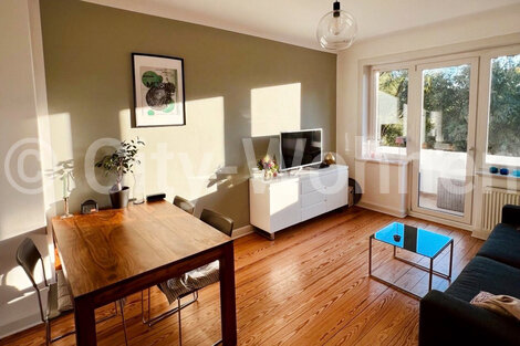 moeblierte Wohnung mieten in Hamburg Barmbek/Hufnerstraße.