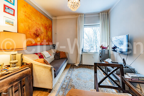 moeblierte Wohnung mieten in Hamburg Ottensen/Gaußstraße.