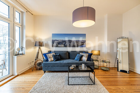 moeblierte Wohnung mieten in Hamburg Winterhude/Preystraße.