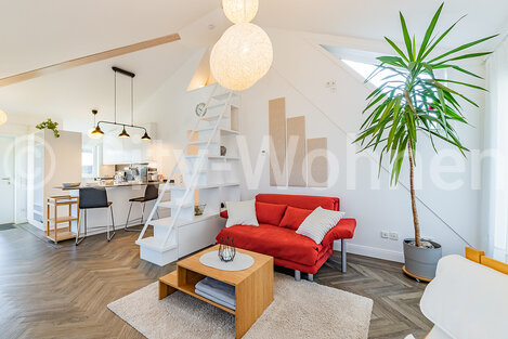 moeblierte Wohnung mieten in Hamburg Jenfeld/Rodigallee.