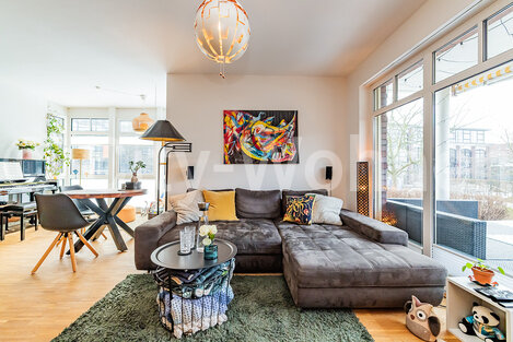 moeblierte Wohnung mieten in Hamburg Othmarschen/Johann-Mohr-Weg.