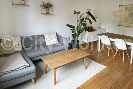 moeblierte Wohnung mieten in Hamburg Winterhude/Zesenstraße.