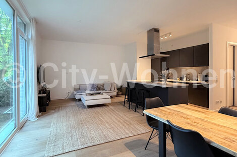 moeblierte Wohnung mieten in Hamburg Groß Flottbek/Ohlenkamp.