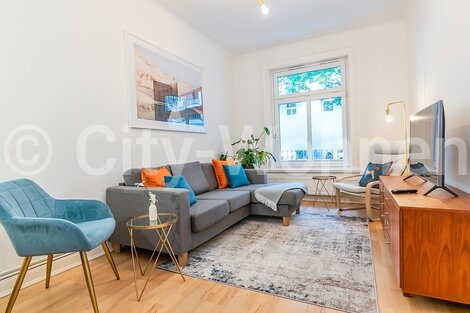 moeblierte Wohnung mieten in Hamburg Winterhude/Preystraße.