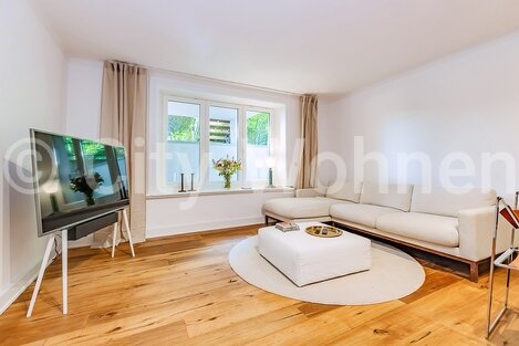 moeblierte Wohnung mieten in Hamburg Rotherbaum/Hallerstraße.