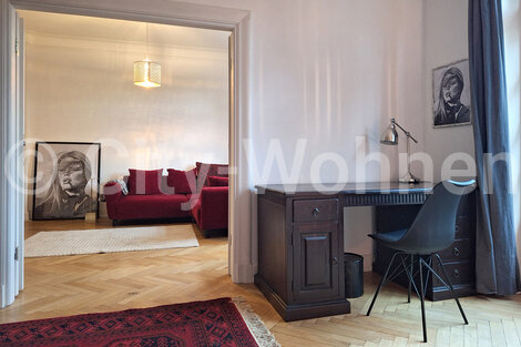 moeblierte Wohnung mieten in Hamburg Eppendorf/Hahnemannstraße.