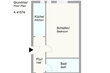 Alquilar apartamento amueblado en Hamburgo Eppendorf/Erikastraße.  plano 2 (pequ)