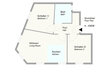 furnished apartement for rent in Hamburg Ottensen/Am Felde.  floor plan 2 (small)