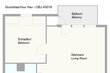 furnished apartement for rent in Hamburg Winterhude/Dorotheenstraße.  floor plan 2 (small)