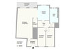 Alquilar apartamento amueblado en Hamburgo Eimsbüttel/Wiesenstraße.  plano 2 (pequ)