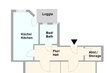 Alquilar apartamento amueblado en Hamburgo Barmbek/Alter Teichweg.  plano 2 (pequ)