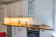 Alquilar apartamento amueblado en Hamburgo Winterhude/Semperstraße.  cocina 8 (pequ)